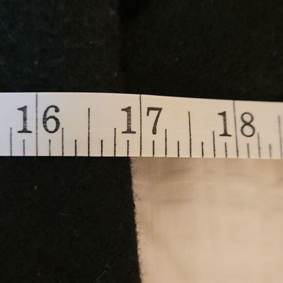 Black Mixed Wool Moto Jacket - Picture 12 of 15